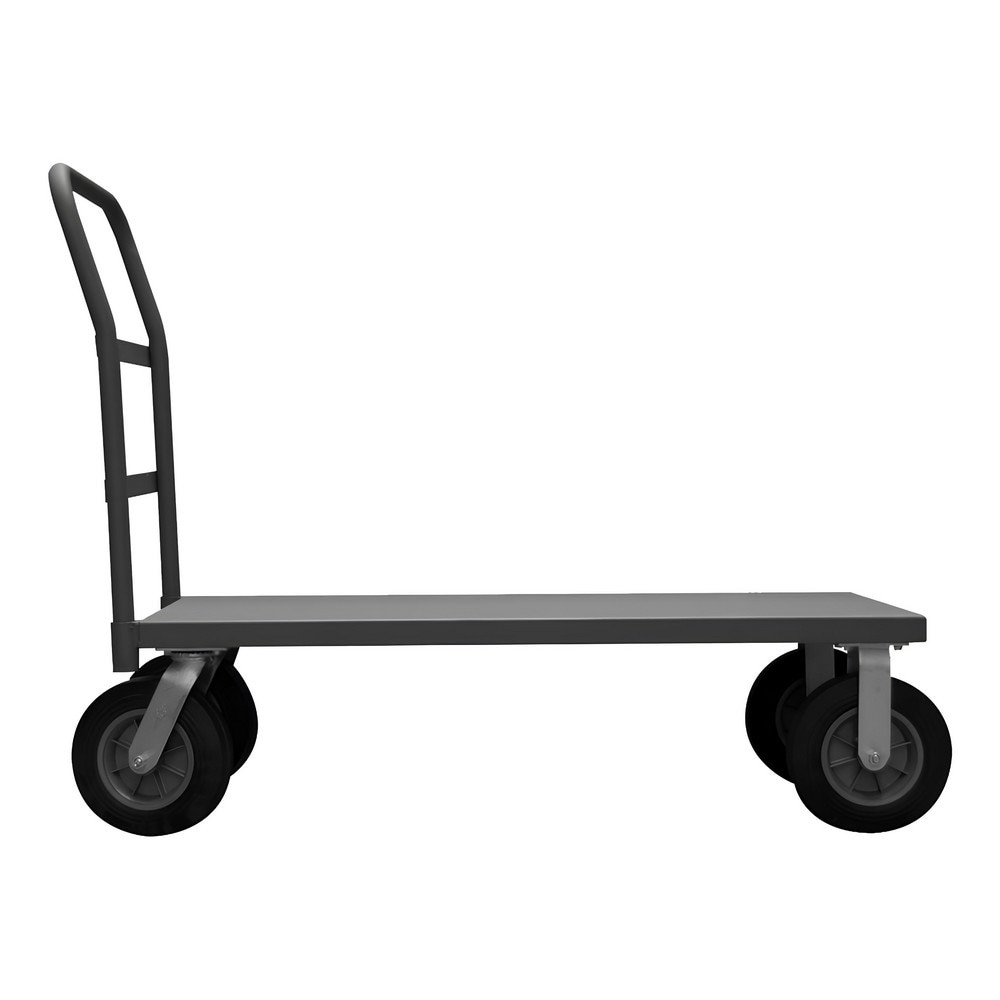 Bar, Panel & Platform Trucks; Type: Platform Truck ; Load Capacity (Lb. - 3 Decimals): 1500.000 ; Body Material: Steel ; Height (Inch): 40-15/16 ; Deck Surface: Smooth ; Platform Height: 13.8125in