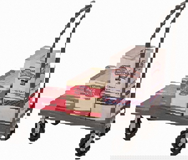 Platform Truck: 2,000 lb Capacity, Steel Deck, 9