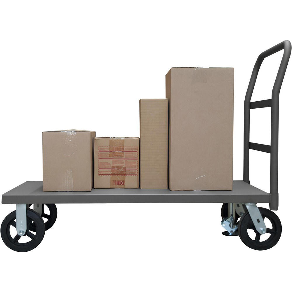 Bar, Panel & Platform Trucks; Type: Platform Truck ; Load Capacity (Lb. - 3 Decimals): 2400.000 ; Body Material: Steel ; Height (Inch): 38-1/4 ; Deck Surface: Smooth ; Platform Height: 11.125in