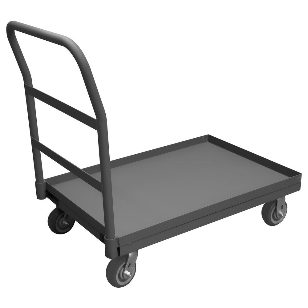 Bar, Panel & Platform Trucks; Type: Platform Truck ; Load Capacity (Lb. - 3 Decimals): 1400.000 ; Body Material: Steel ; Height (Inch): 36-3/8 ; Deck Surface: Smooth ; Platform Height: 9.25in