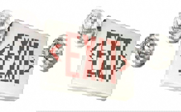 1 & 2 Face Remote & Side Mount LED Combination Exit Signs