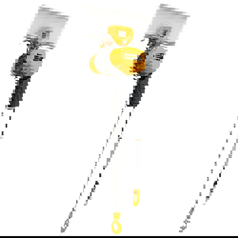 Electric Hoists; Controller: Pendant ; Mount Type: Push Trolley ; Brake Type: Load ; Lifting Speed: 33 ; UNSPSC Code: 24101602