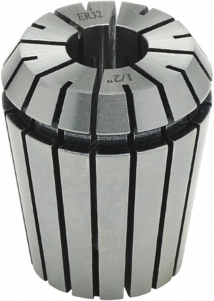 Collet Chuck: 2 to 20 mm Capacity, ER Collet, Straight Shank
