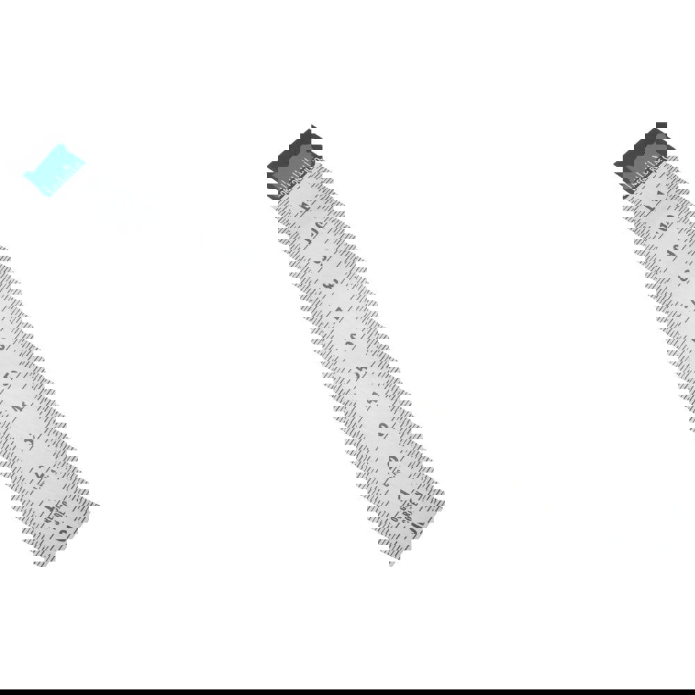 1 Ft. Long x 1-1/4 Inch Wide, 1/16 Inch Graduation, Silver, Mylar Adhesive Tape Measure