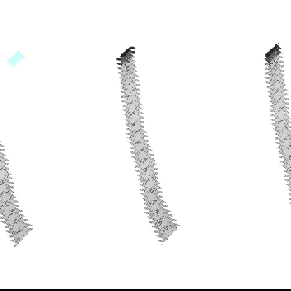 1.5 Ft. Long x 1-1/4 Inch Wide, 1/16 Inch Graduation, Silver, Mylar Adhesive Tape Measure