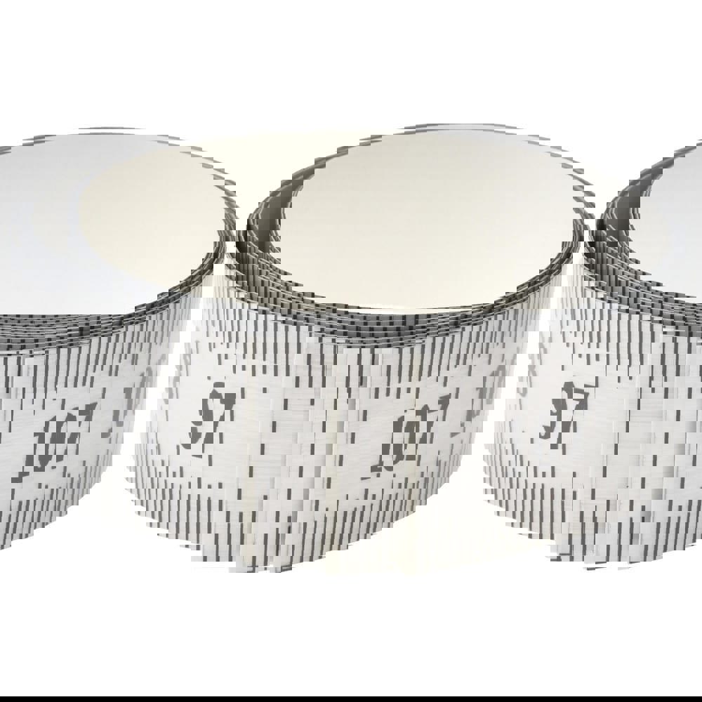 9 Ft. Long x 1-1/4 Inch Wide, 1/16 Inch Graduation, Silver, Mylar Adhesive Tape Measure