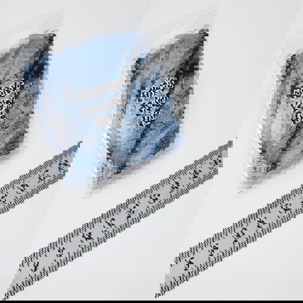 12 Ft. Long x 1-1/4 Inch Wide, 1/16 Inch Graduation, Silver, Mylar Adhesive Tape Measure