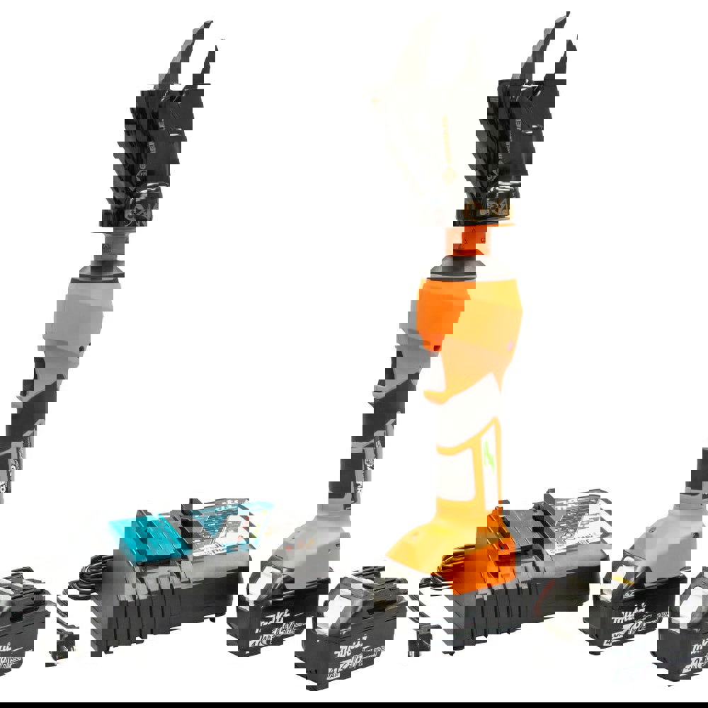 Cordless Cutters; Battery Chemistry: Lithium-ion ; Number Of Batteries: 2 ; Includes: 32mm Cutter, 120V Charger, (2) 4.0ah Lithium-ion Batteries ; UNSPSC Code: 27112700