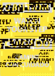 Accident Prevention Sign: Rectangle, 