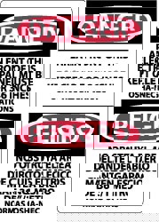 Accident Prevention Sign: Rectangle, 