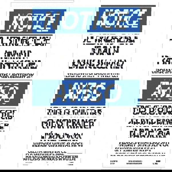 Security & Admittance Label: 