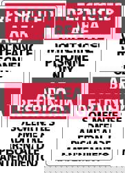 Security & Admittance Sign: Rectangle, 