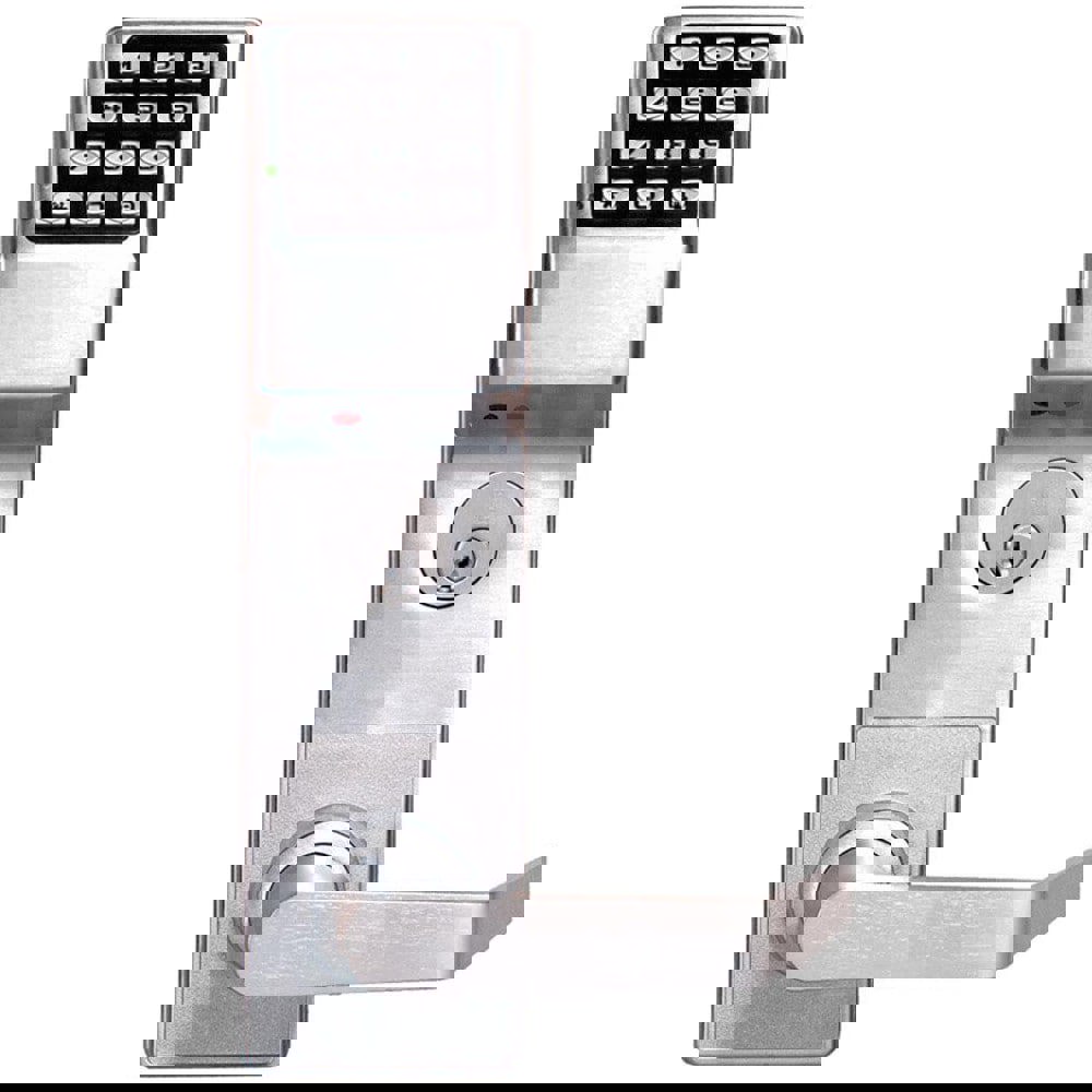 Lever Locksets; Lockset Type: Rim Exit Trim with Keypad ; Key Type: Conventional ; Back Set: 2-3/4 (Inch); Cylinder Type: Conventional ; Material: Metal ; Door Thickness: 1 3/8 - 1 3/4