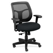 MESH SYNC/TILT SEAT; EBONY