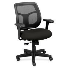 MESH SYNC/TILT SEAT; BLACK