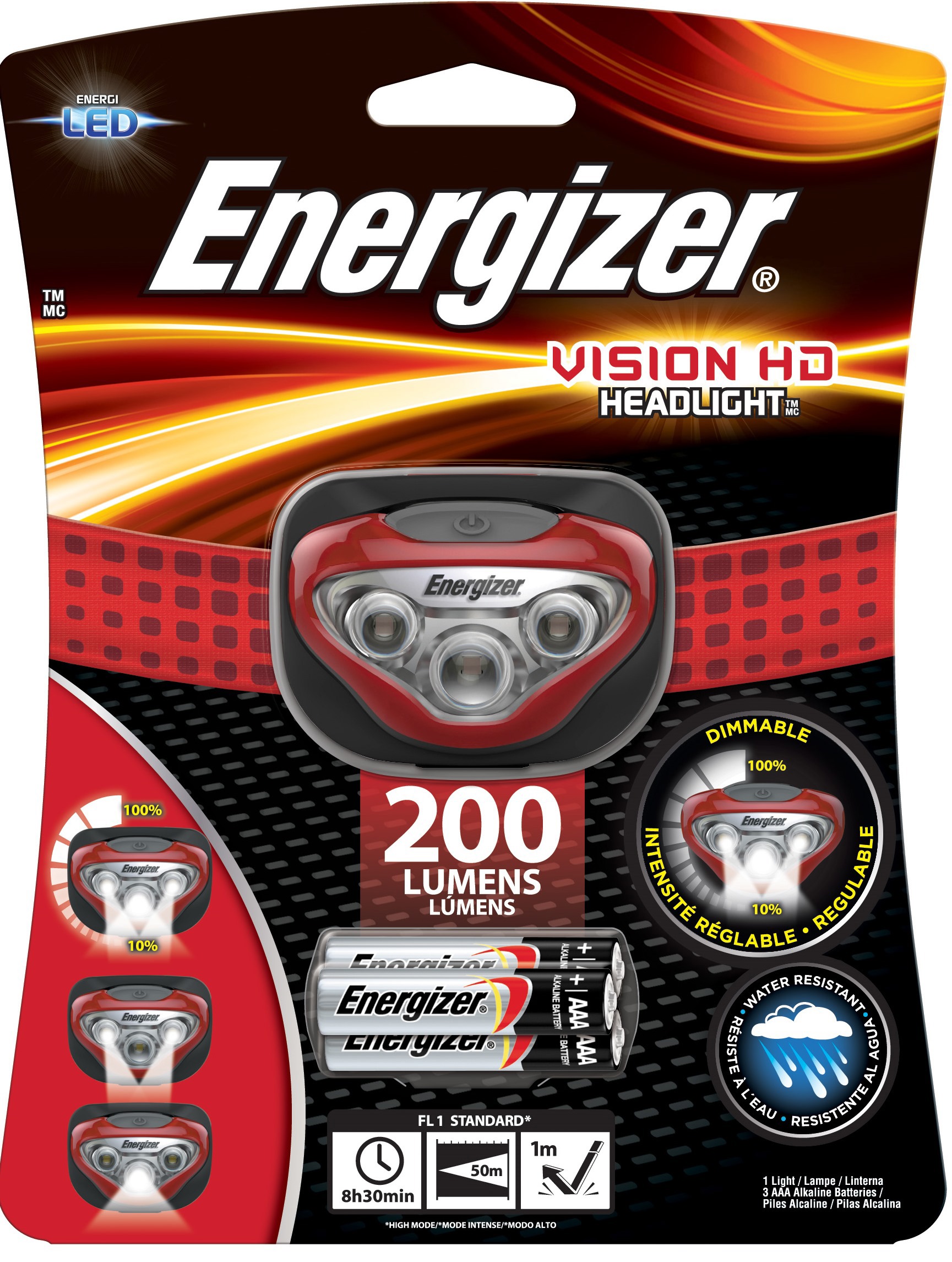 FLASHLIGHT,LED,HEAD,150LM