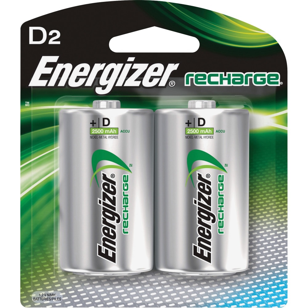 BATTERY,RCHRGBLE,D,2/PK