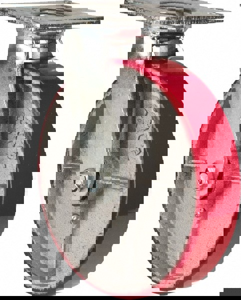 Swivel Top Plate Caster: Polyurethane, 8