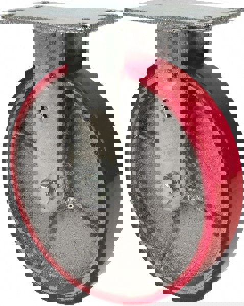 Rigid Top Plate Caster: Polyurethane, 8