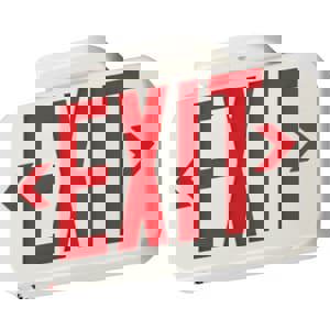SWITCHABLE LED EXIT SIGN BATRY BU