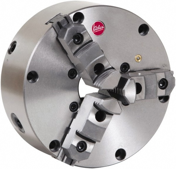Self-Centering Manual Lathe Chuck: 3-Jaw, 12