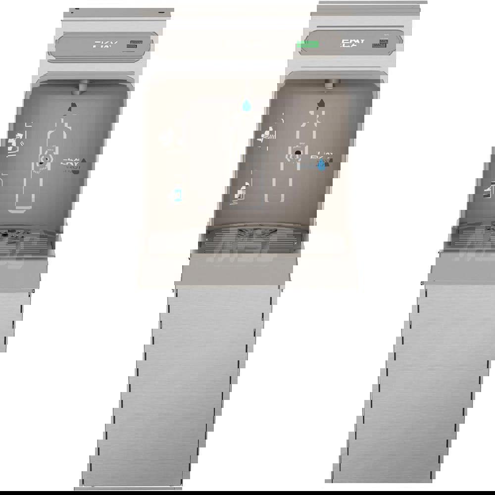 Floor Standing Water Cooler & Fountain: 8 GPH Cooling Capacity