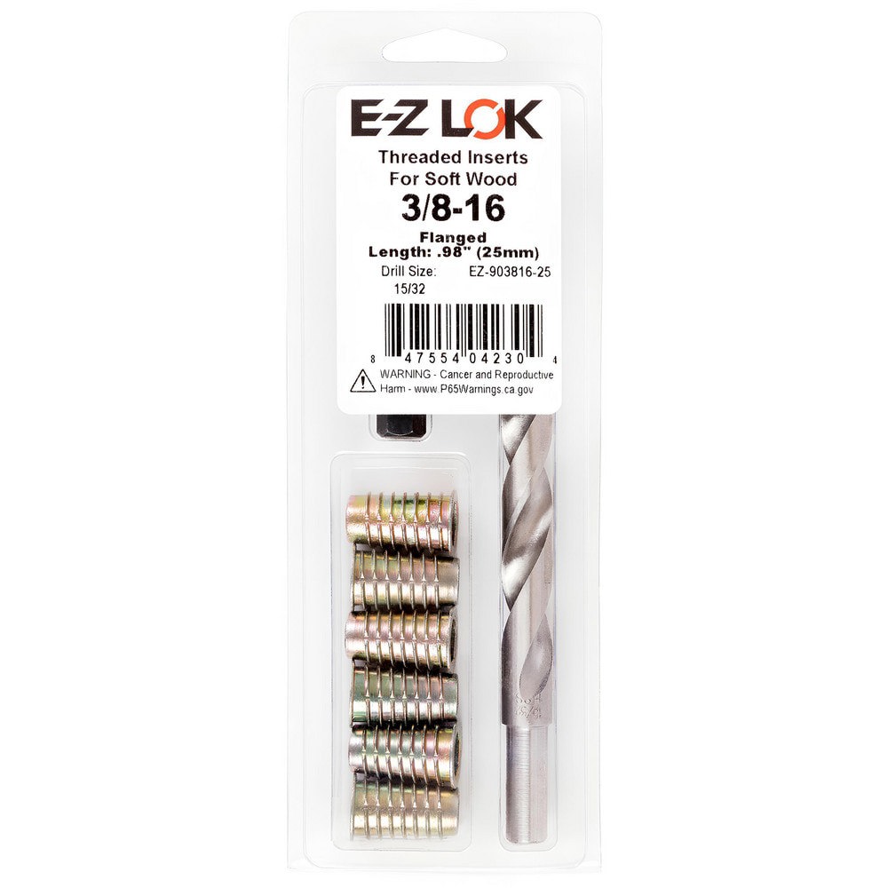 Thread Repair Kits; Kit Type: Thread Repair ; Insert Thread Size (Inch): 3/8-16 ; Includes Drill: Yes ; Includes Tap: No ; Includes Installation Tool: Yes ; Includes Tang Removal Tool: No