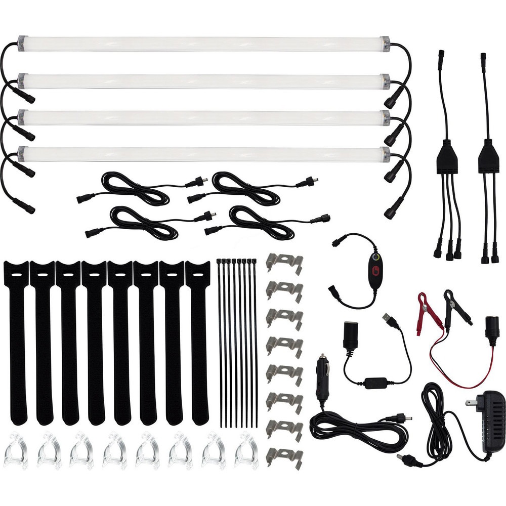 Temporary Structure Parts & Accessories; Product Type: Light Kit ; Material: Aluminum ; For Use With: All Shelters ; Color: White