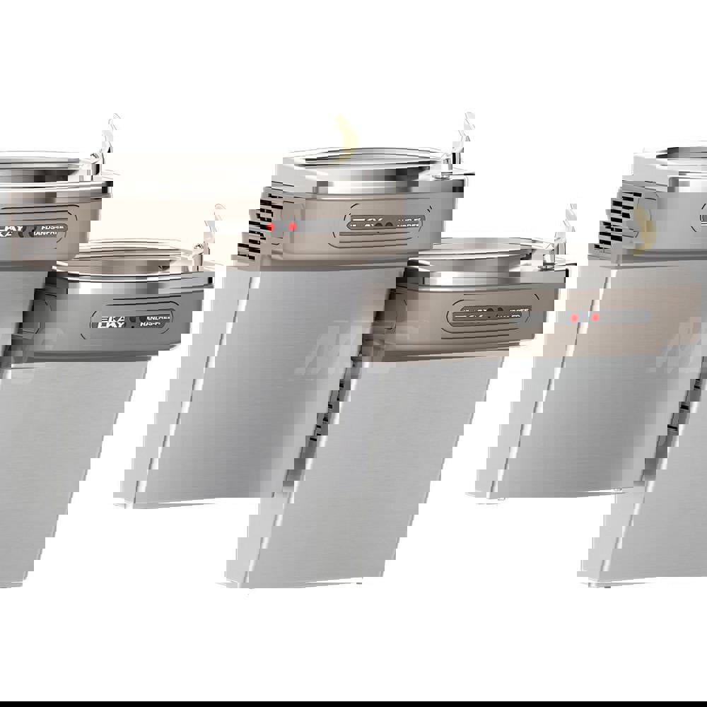 Floor Standing Water Cooler & Fountain: 8 GPH Cooling Capacity