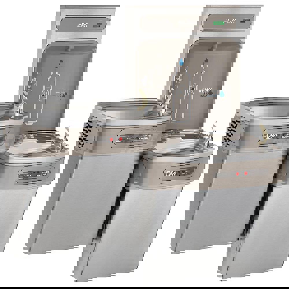 Floor Standing Water Cooler & Fountain: 8 GPH Cooling Capacity