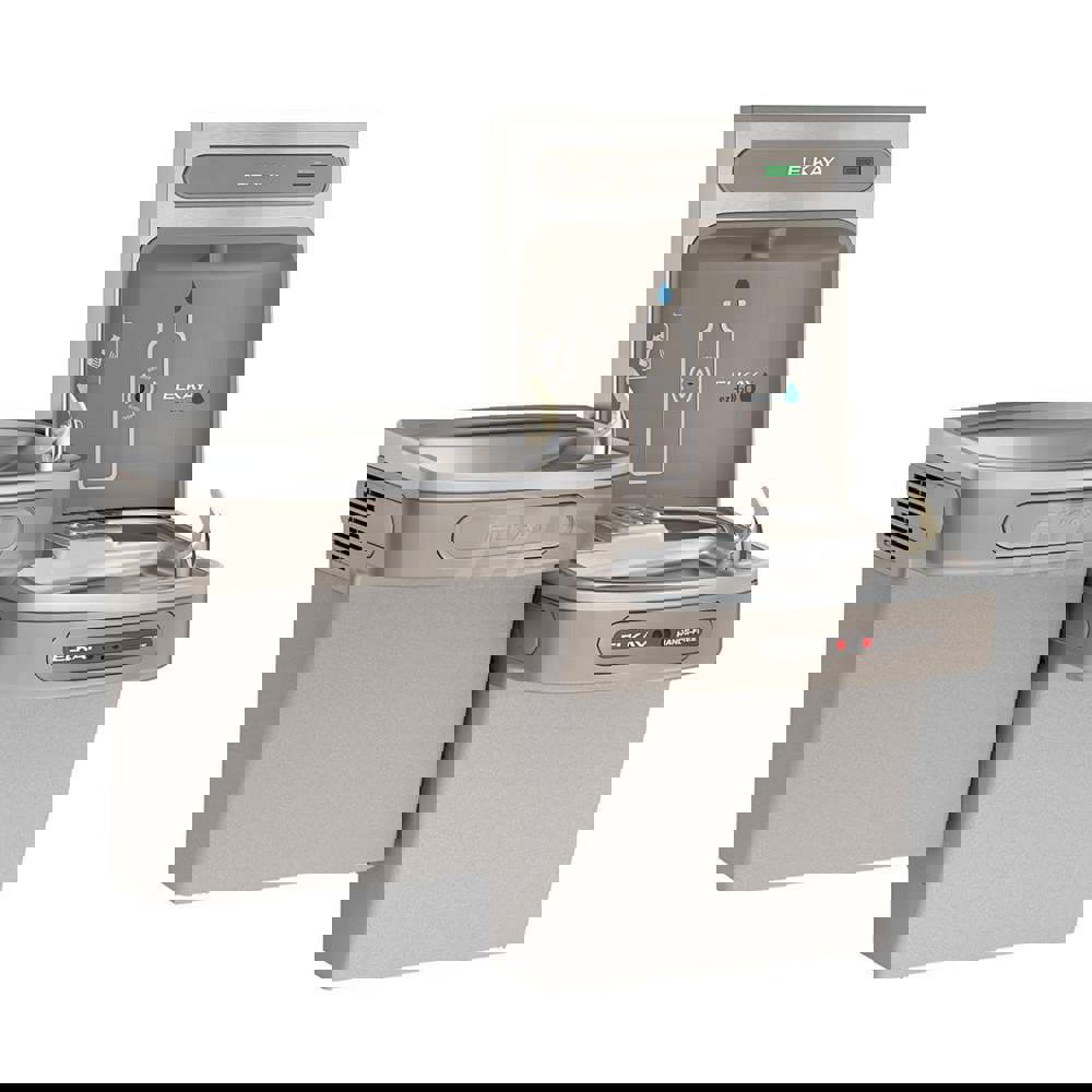 Floor Standing Water Cooler & Fountain: 8 GPH Cooling Capacity