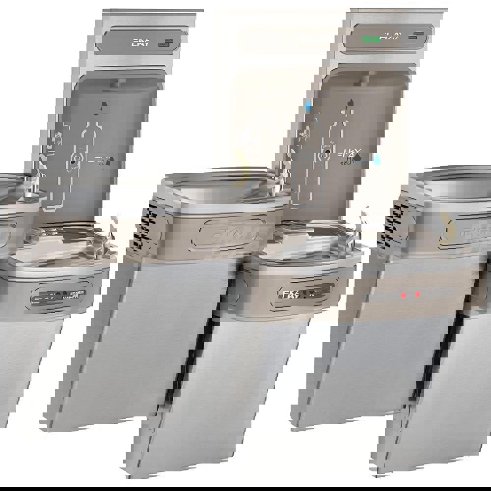 Floor Standing Water Cooler & Fountain: 8 GPH Cooling Capacity