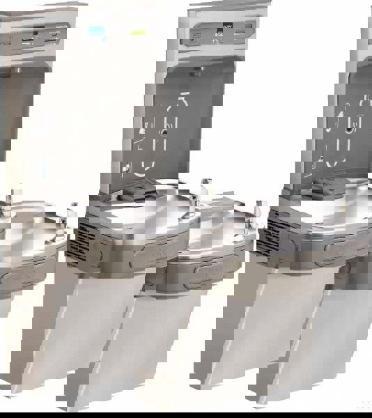 Floor Standing Water Cooler & Fountain: 8 GPH Cooling Capacity