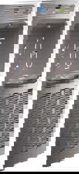 Floor Standing Water Cooler & Fountain: 8 GPH Cooling Capacity