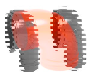 2-1/2 PTD GRV 90 ELL 10