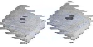 3/8 PLTD FLT SQ WSHR