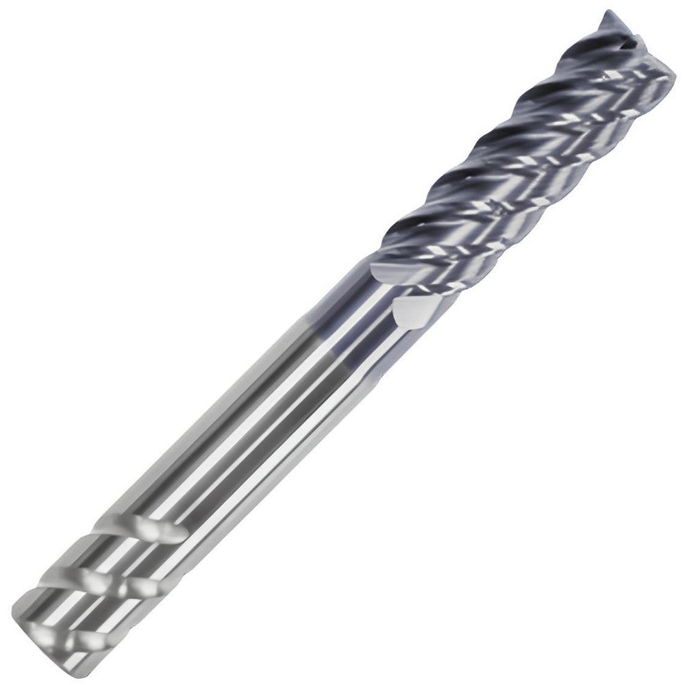 Corner Chamfer End Mill: 20 mm Dia, 60 mm LOC, 5 Flutes, 0.6 mm Chamfer Width, Solid Carbide