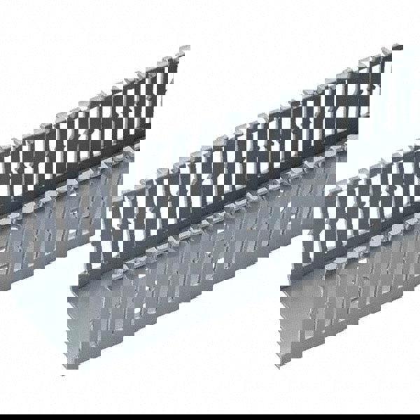 2 High x 1-1/2 Wide x 6' Long, Screw Mount Slotted Wall Wire Duct