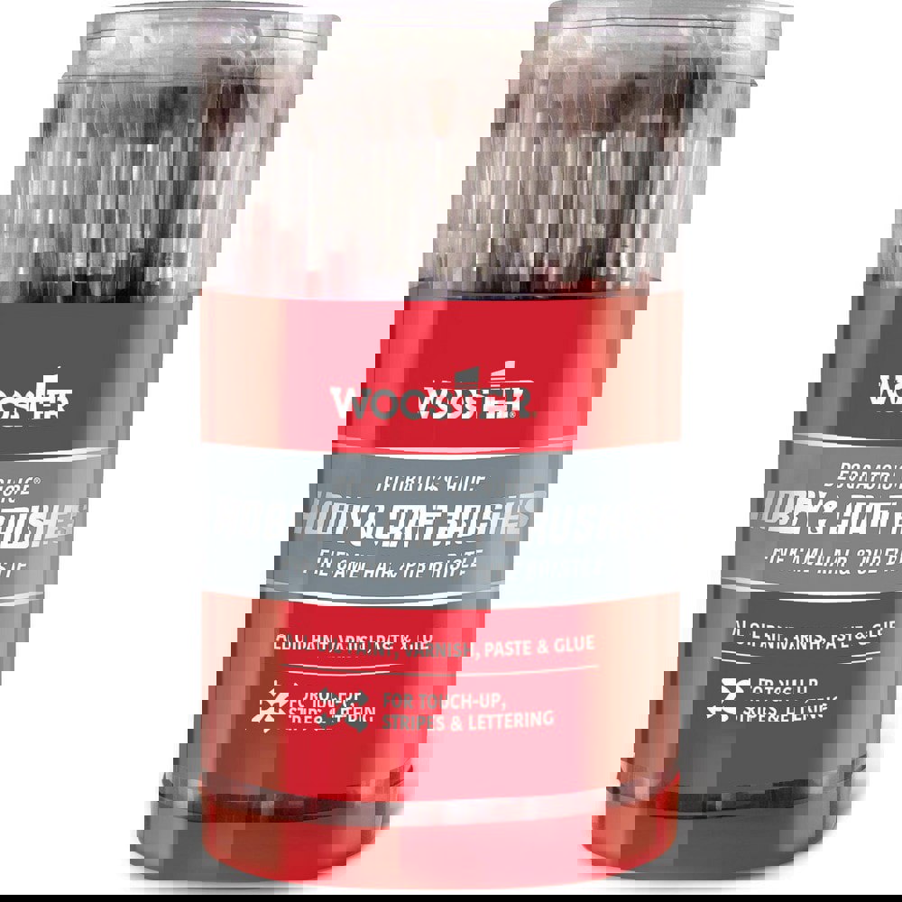 Artist Brushes; Brush Type: Artist's Paint Brush Set ; Bristle Type: White Bristle; Red Sable; Camel Hair; Ox Hair ; Paint Type: Water; Oil; Varnishes; Acrylics ; Bristle Material: Camel Hair ; Handle Material: Wood ; Number Of Pieces: 144.000