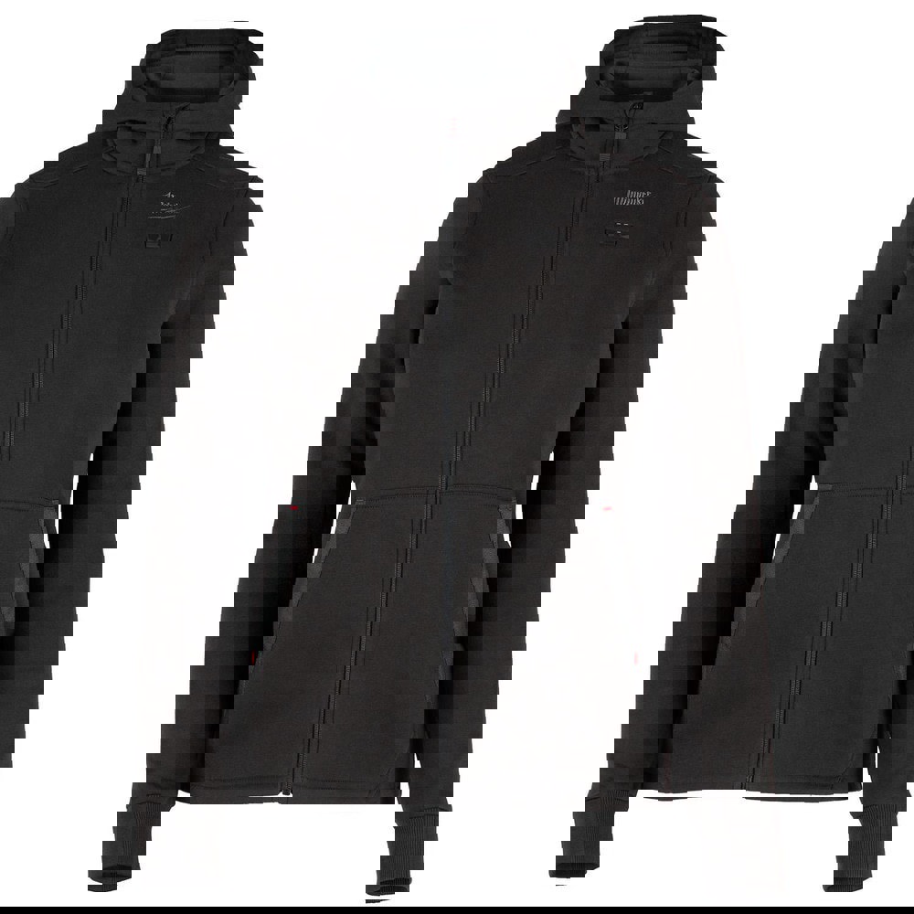 Heated Hooded: Size Medium, Cotton & Polyester, Attached Hood