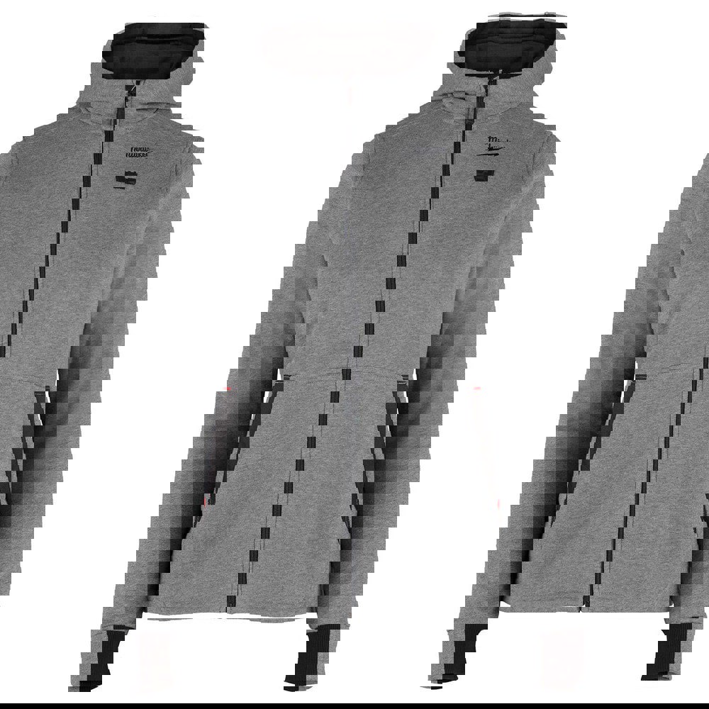 Heated Hooded: Size Small, Cotton & Polyester, Attached Hood