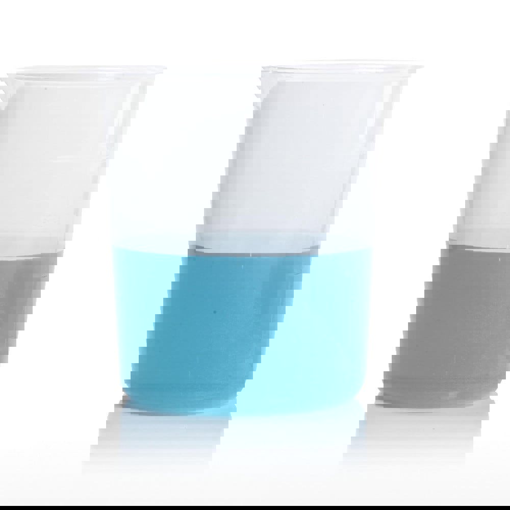 Graduated Beaker: 2000.000 mL, Polypropylene, 500 mL Graduation