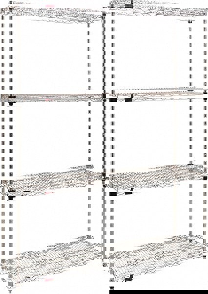 Eagle MHC - Starter Unit Wire Shelving: 4 Shelves