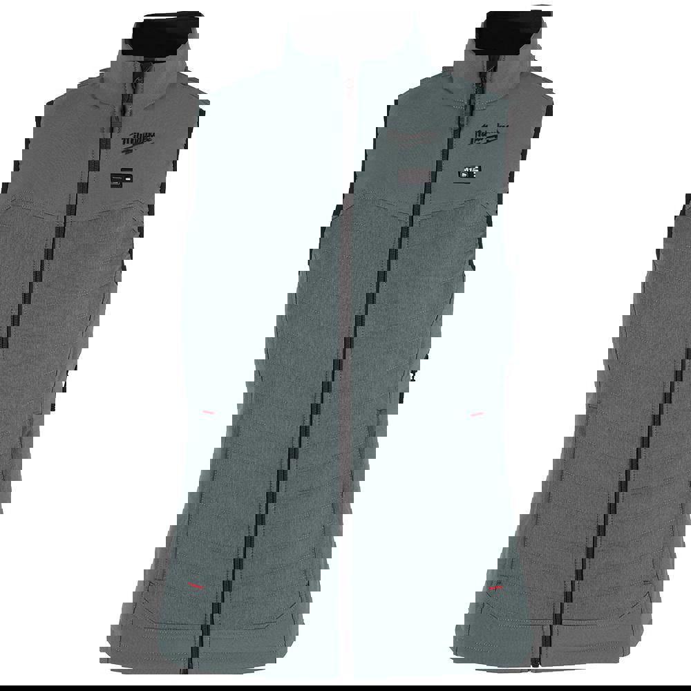 Jackets & Coats; Garment Style: Vest ; Size: Large ; Garment Type: Heated ; Gender: Women's ; Material: Polyester ; Closure Type: Zipper