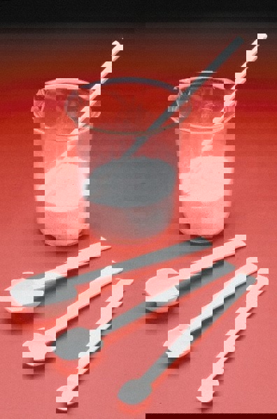 White Polypropylene Long-Handled Spoon