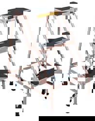 Steel Rolling Ladder: 3 Step, 30