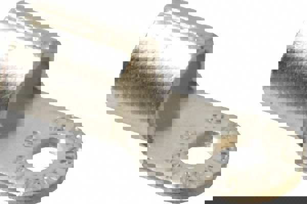 Circular Ring Terminal: Non-Insulated, 4 AWG, Crimp Connection