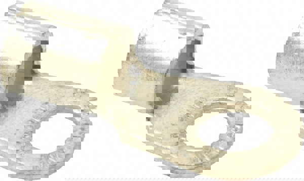 Circular Ring Terminal: Non-Insulated, 4 AWG, Crimp Connection