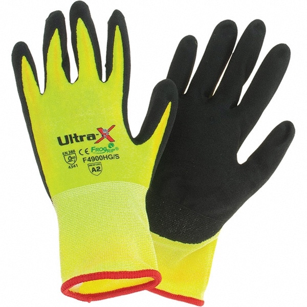 Cut-Resistant Gloves: Size S, ANSI Cut A2, Engineered Yarn (Shell)