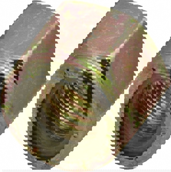 Hex Lock Nut: Insert, Nylon Insert, Grade 8 Steel, Yellow Zinc Dichromate Finish